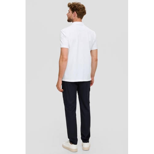 s.Oliver regular fit polo wit afbeelding