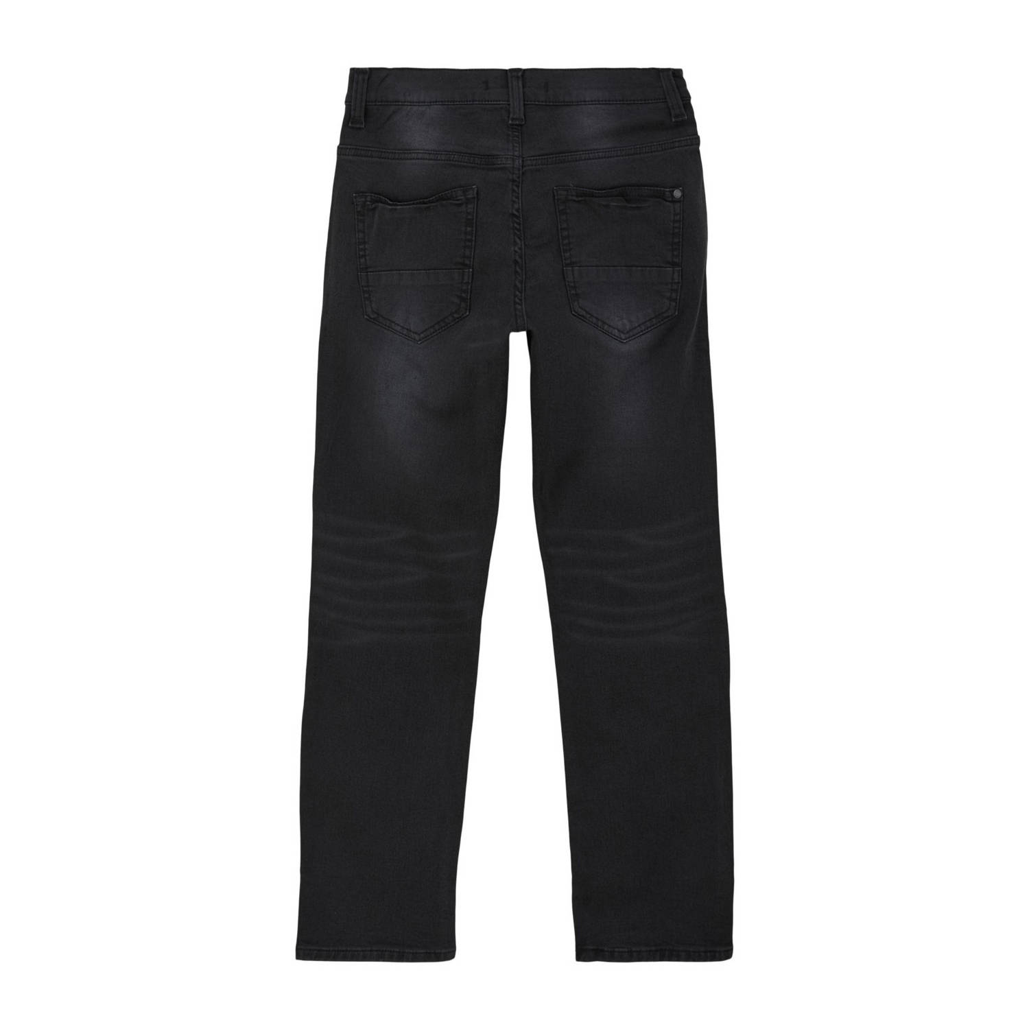 s.Oliver straight fit jeans Pete donkergrijs