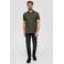 s.Oliver regular fit polo met logo kakigroen