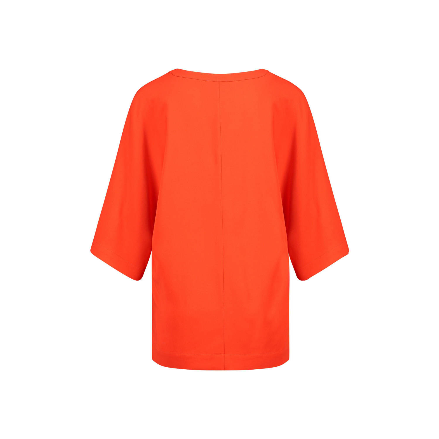 Claudia Sträter blousetop oranjerood