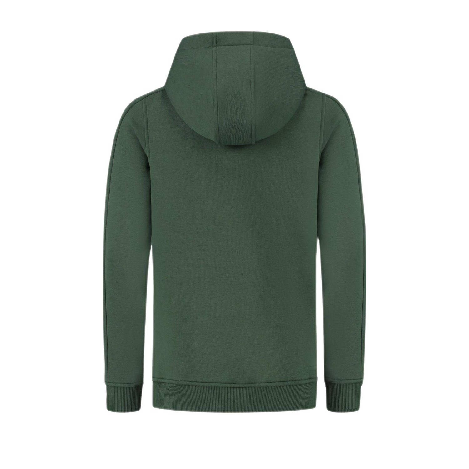 Ballin hoodie met logo donkergroen