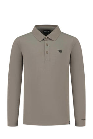polo met logo taupe