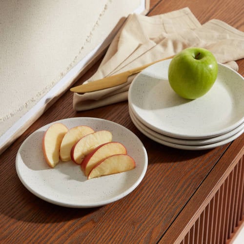 NOUS Living Hannah gebaksbord (Ø18 cm) (set van 4) - wit