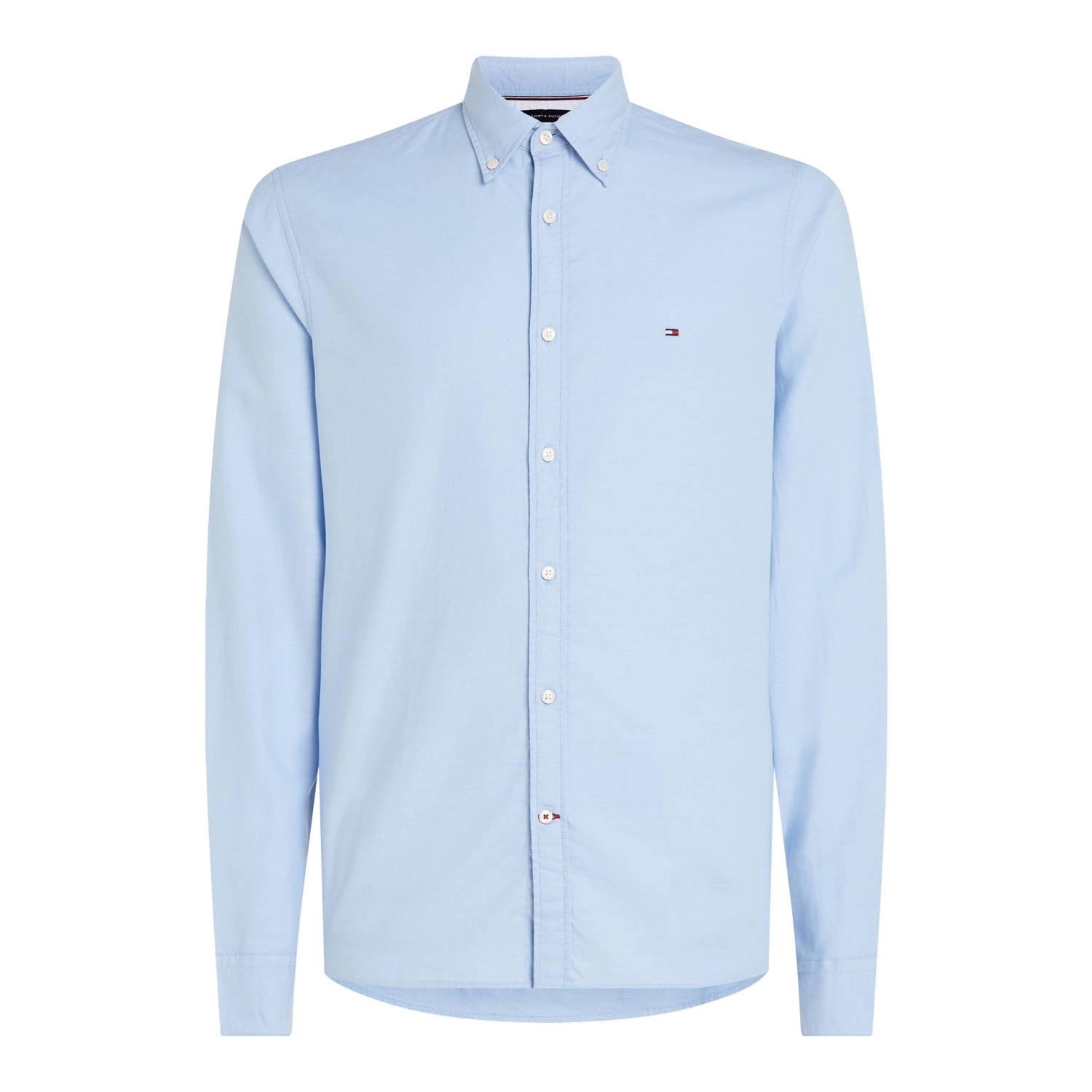 Tommy Hilfiger regular fit overhemd FLEX DOBBY cloudy blue