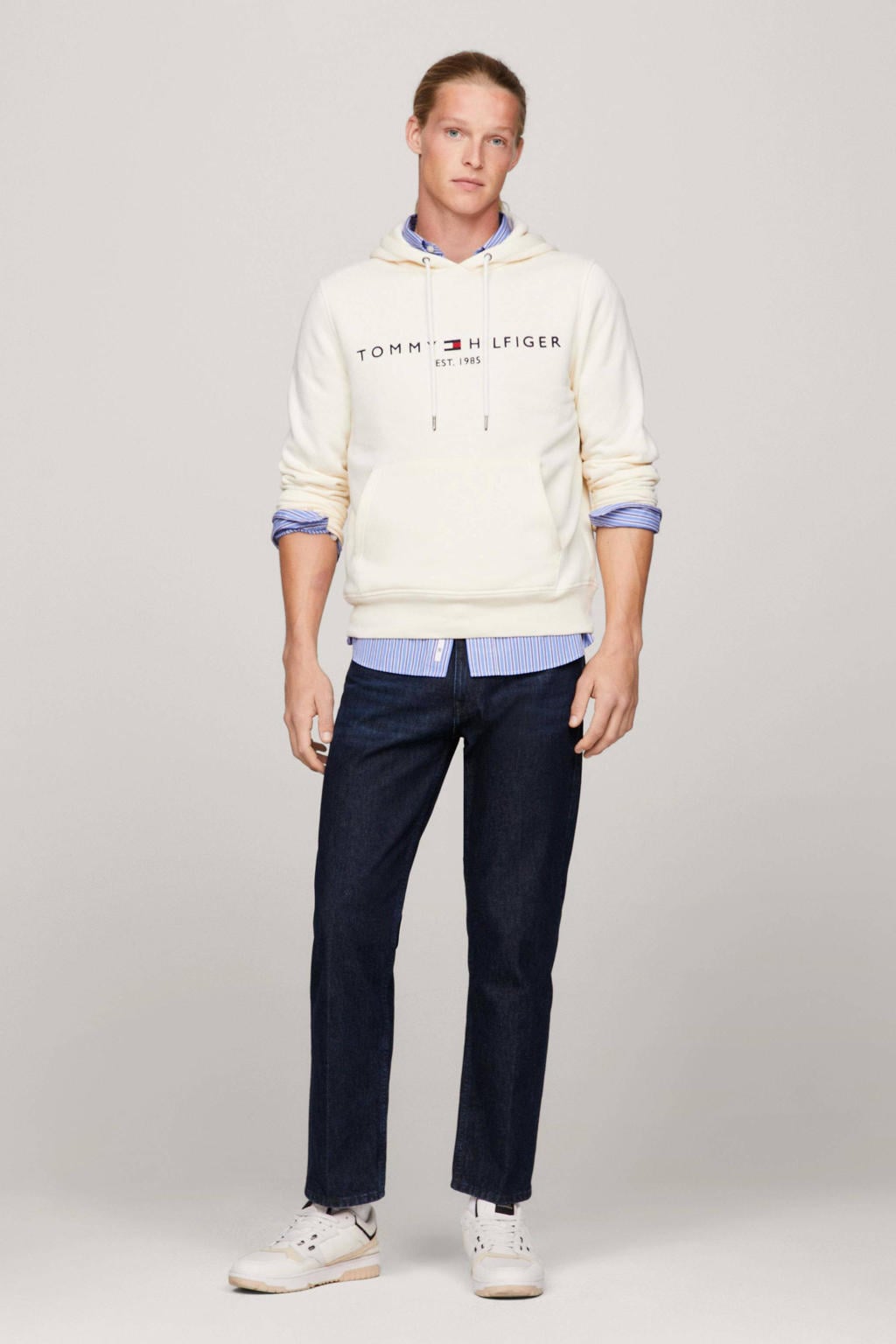 Tommy Hilfiger hoodie met logo calico