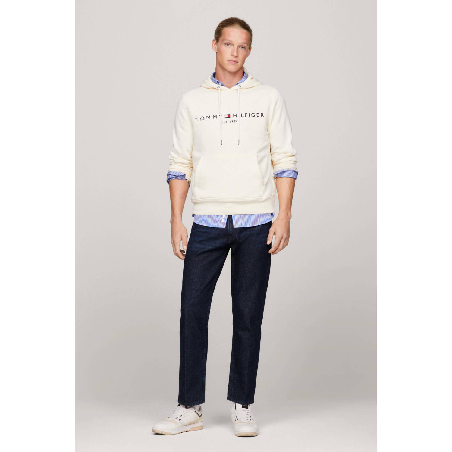 Tommy Hilfiger hoodie met logo calico