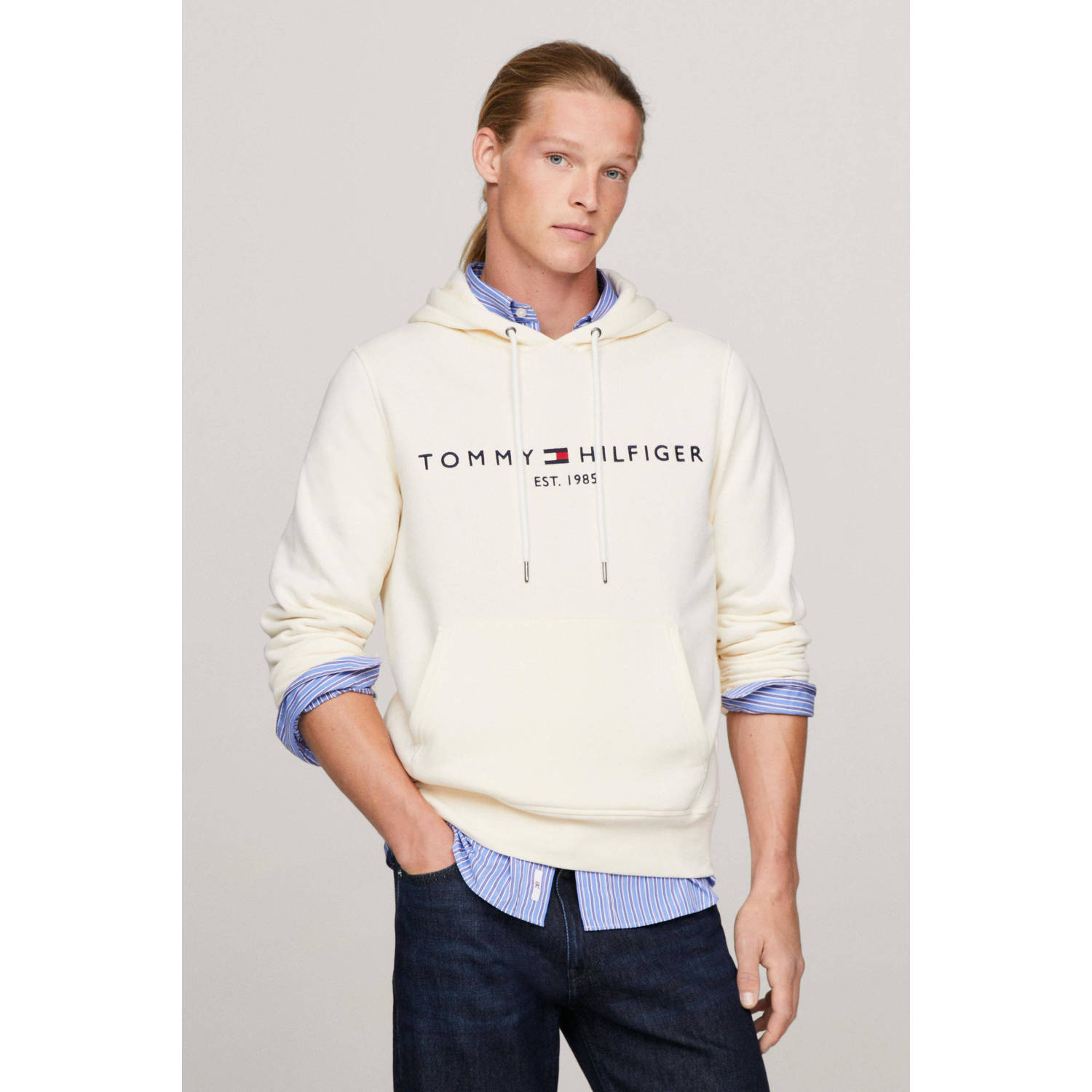 Tommy Hilfiger hoodie met logo calico