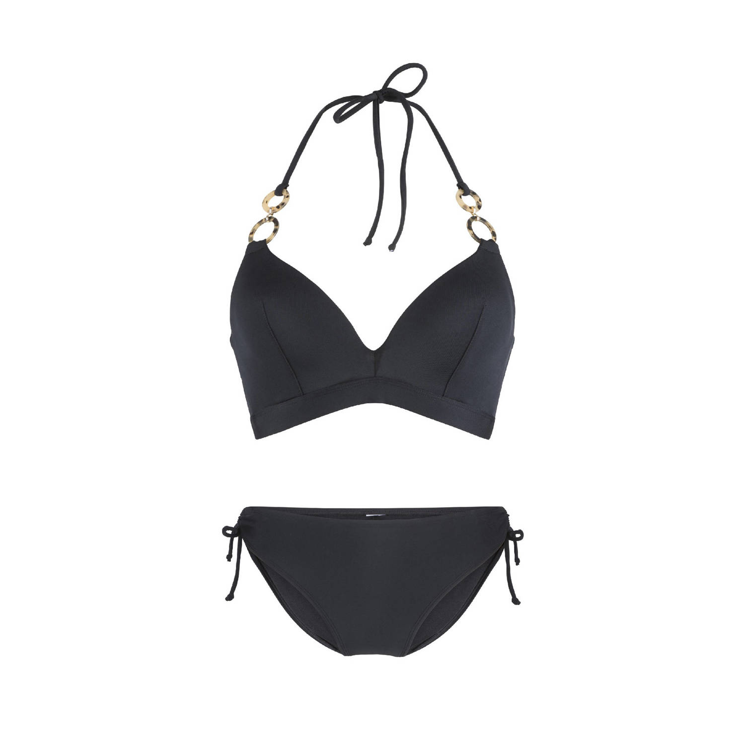 LingaDore voorgevormde triangel bikini zwart