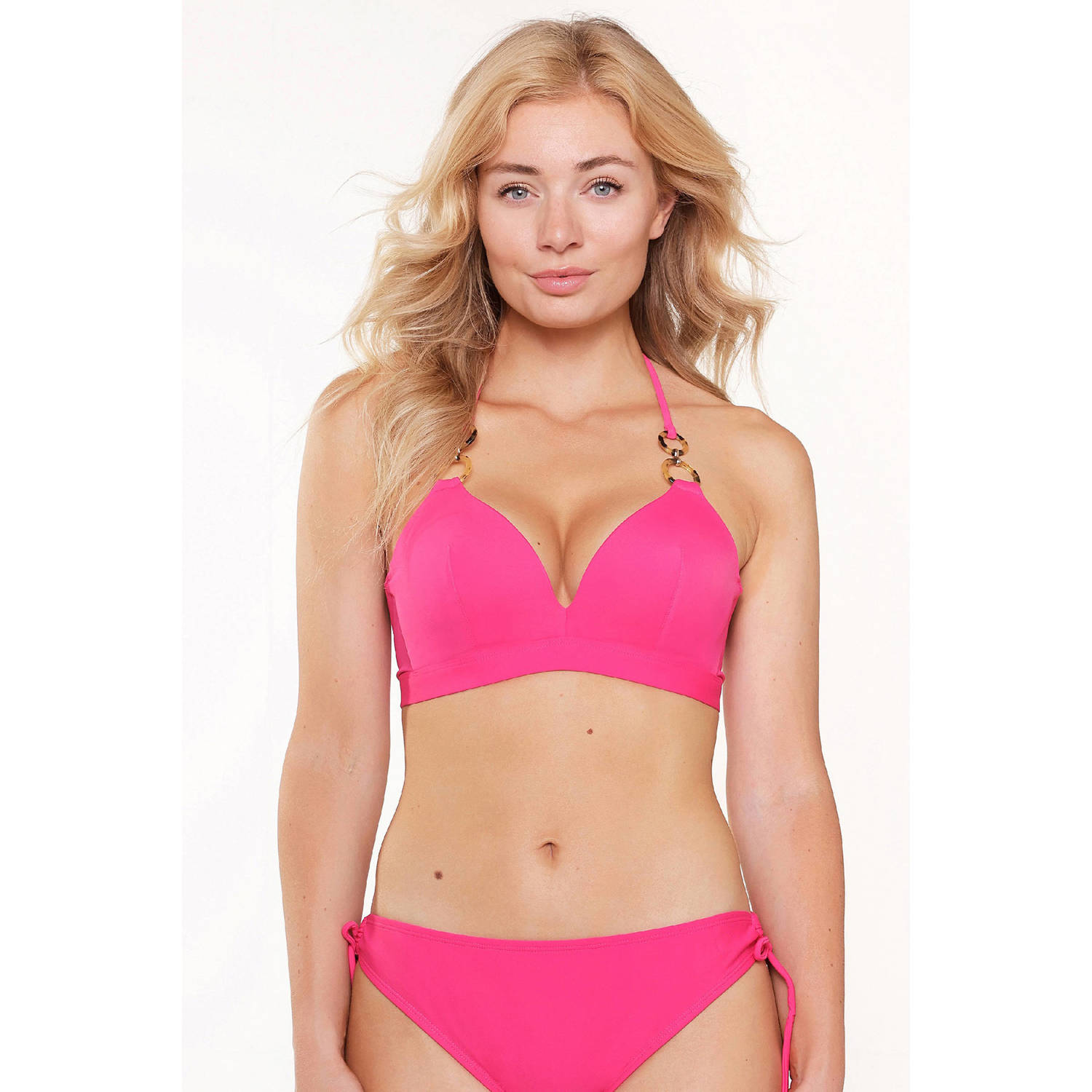 LingaDore voorgevormde triangel bikini roze