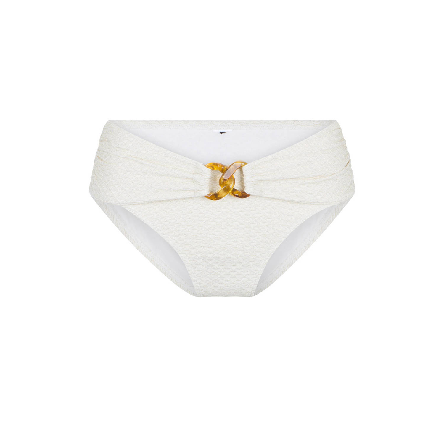 LingaDore bikinibroekje met lurex ecru goud
