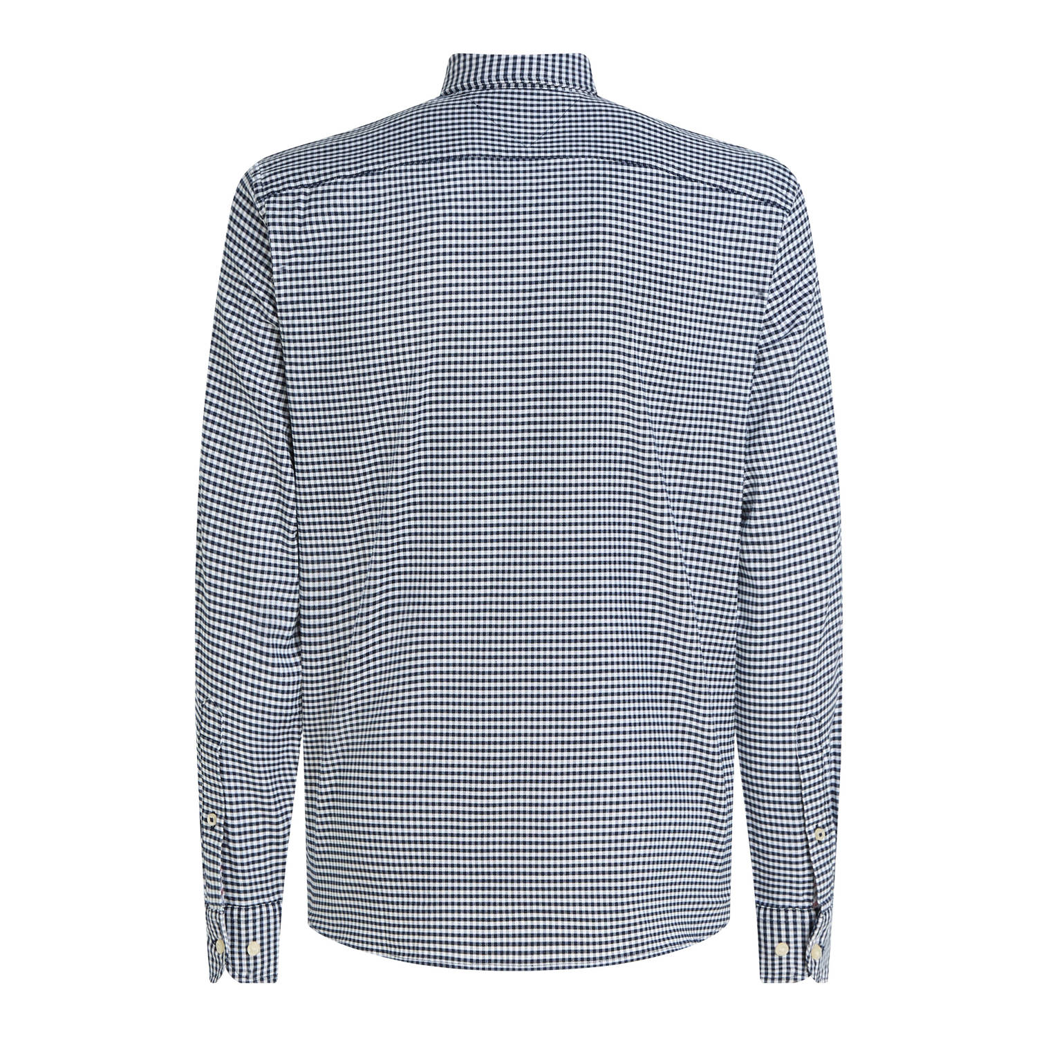 Tommy Hilfiger geruit regular fit overhemd van katoen carbon navy