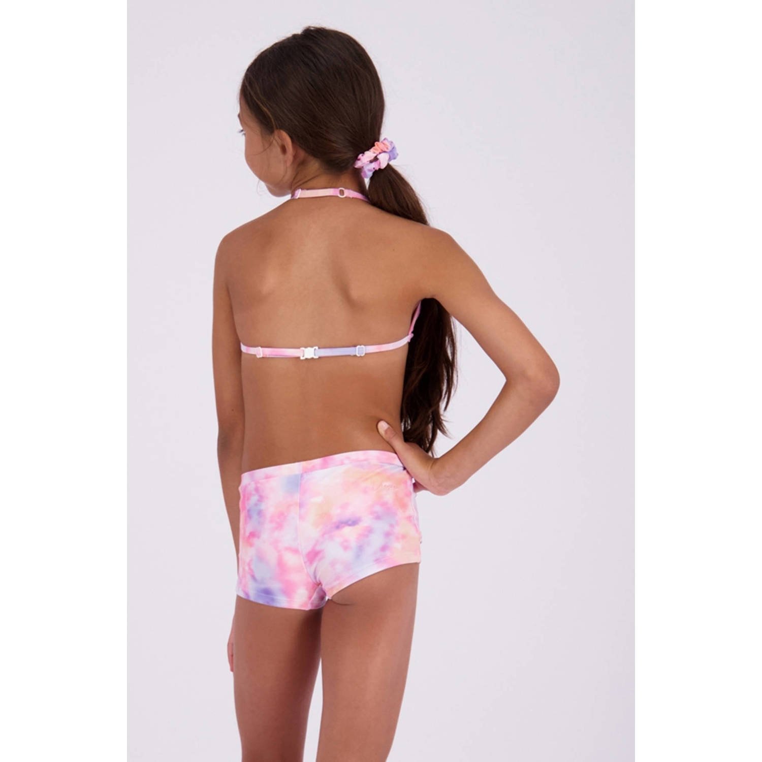 Vingino triangel bikini Zabien met scrunchie lila roze