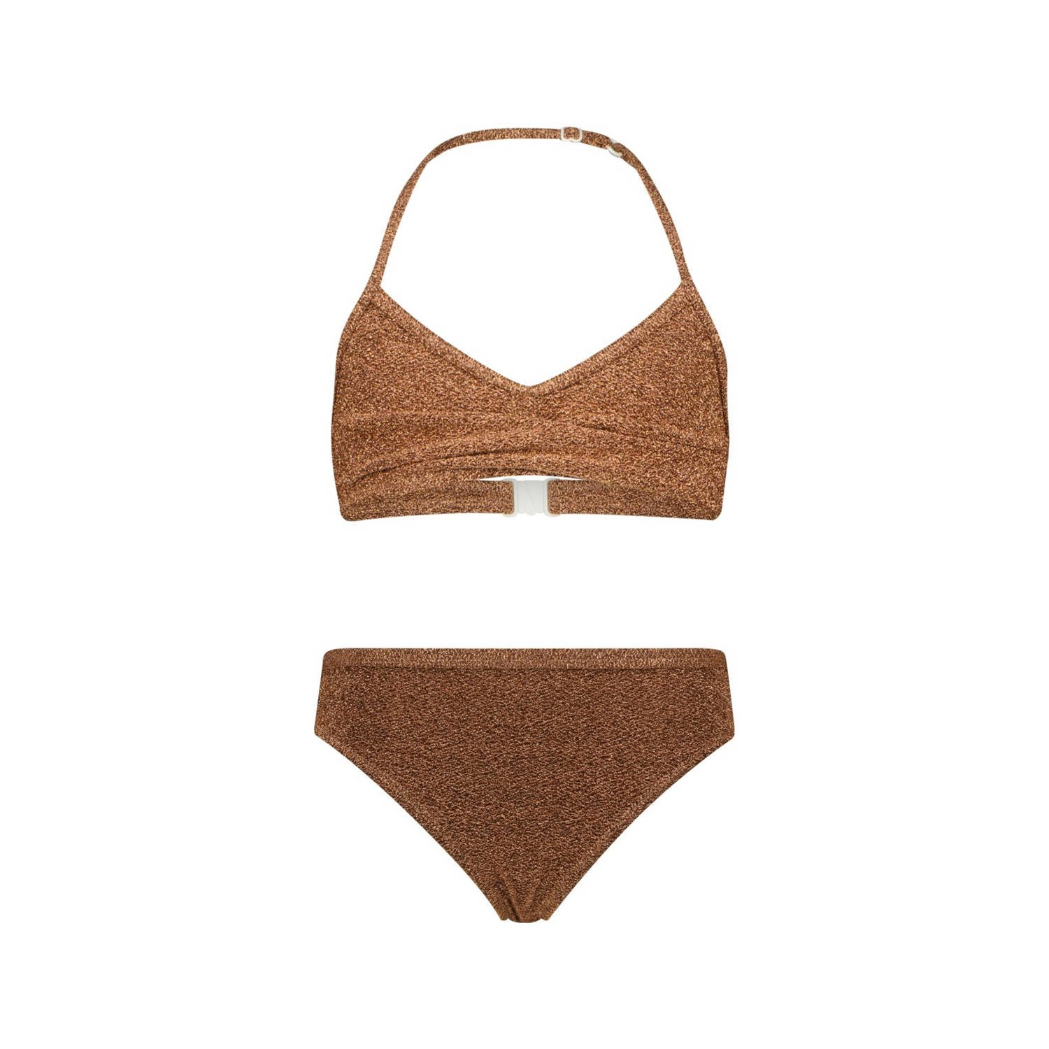 VINGINO halter bikini Zoya goud Meisjes Polyester Effen 104