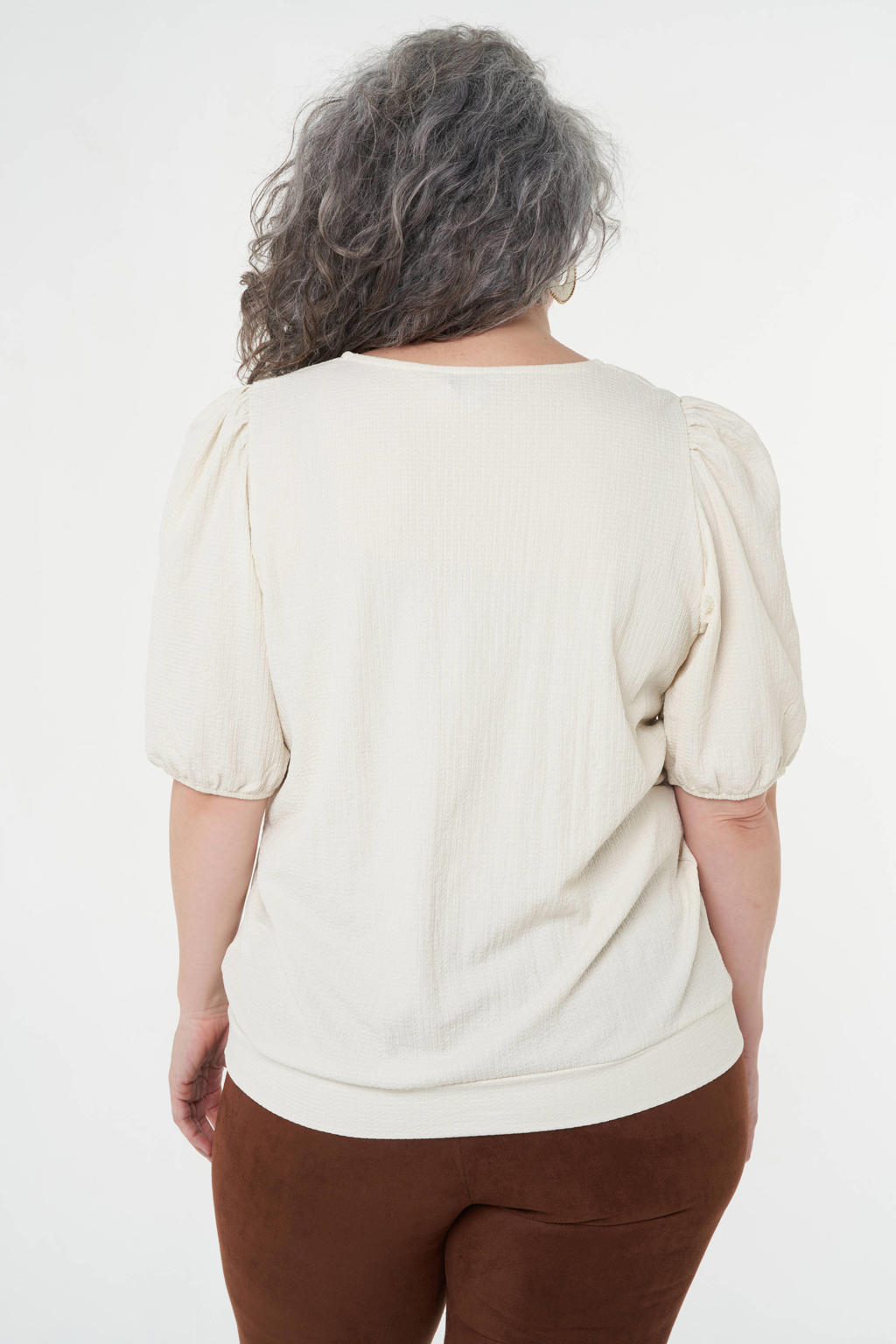 MS Mode top ecru kopen? in huis wehkamp