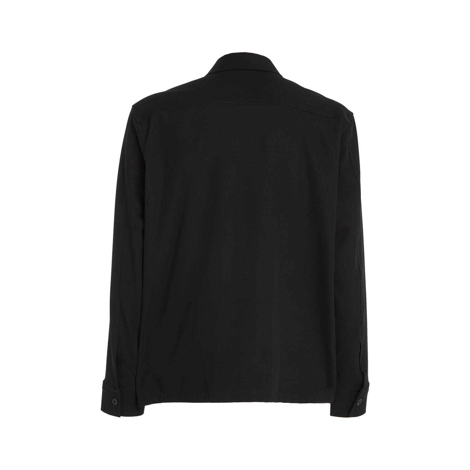 Calvin Klein regular fit overshirt met logo black