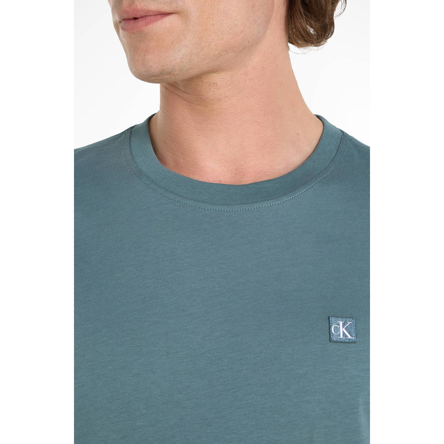 CALVIN KLEIN JEANS T-shirt met logo goblin blue
