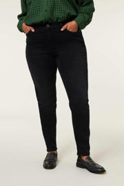 thumbnail: Miss Etam Plus slim fit jeans Jackie black denim