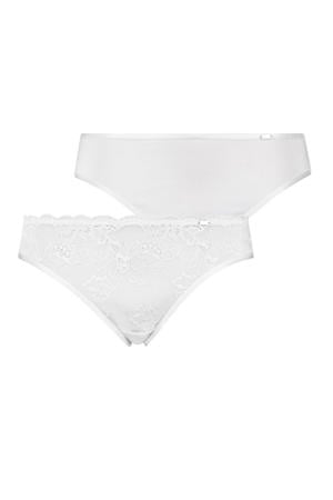 slip Angie (set van 2) wit