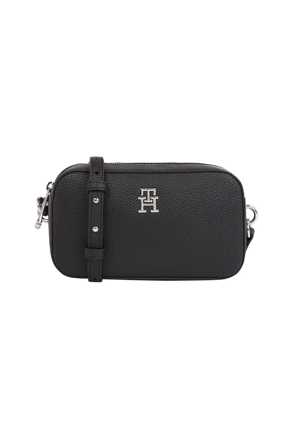 Tommy Hilfiger crossbody tas TH Emblem zwart