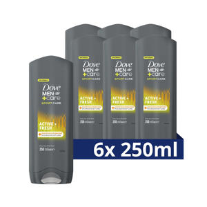 Sport Care Active+Fresh 3-in-1 douchegel - 6 x 250 ml