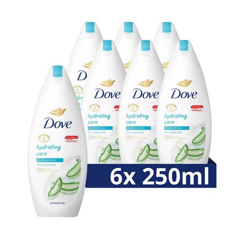 Dove Hydrating Care douchegel - 6 x 250 ml