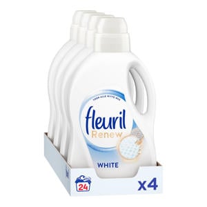 Wehkamp Fleuril Renew White vloeibaar wasmiddel - 4 x 24 wasbeurten - voordeelverpakking - 24 wasbeurten aanbieding