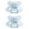 Difrax Natural Fopspeen - 12+ Maanden - Blauw - 2 st.