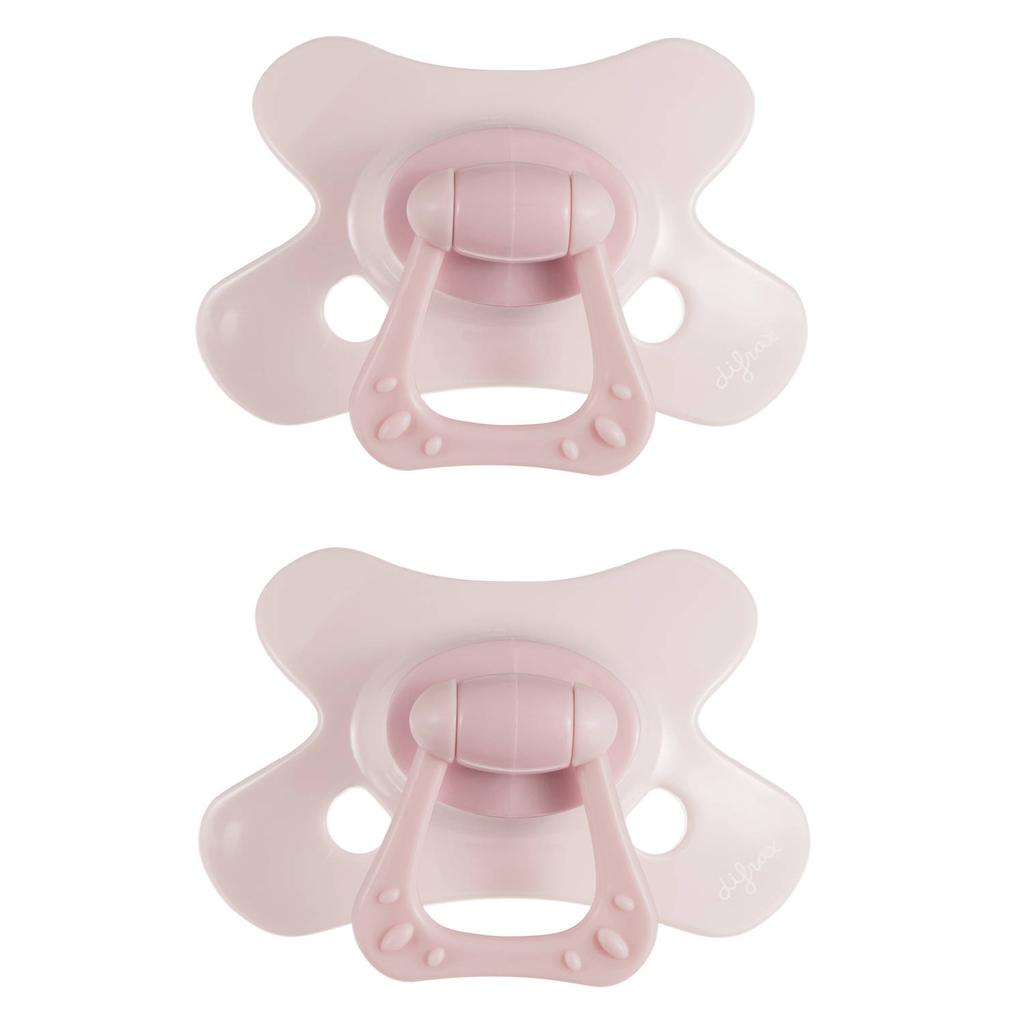 Difrax Difrax Fopspeen - 6+ Maanden - Roze - 2 st.