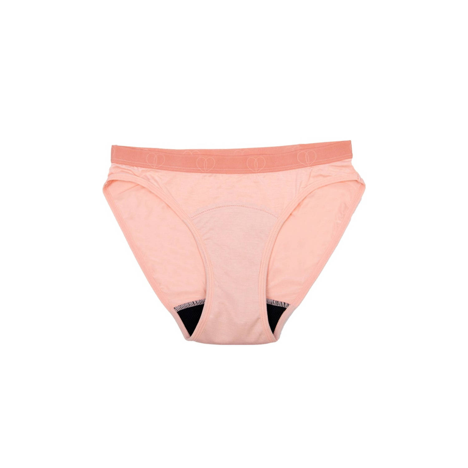 Moodies Undies menstruatieslip Light roze Meisjes Viscose Effen 164-170