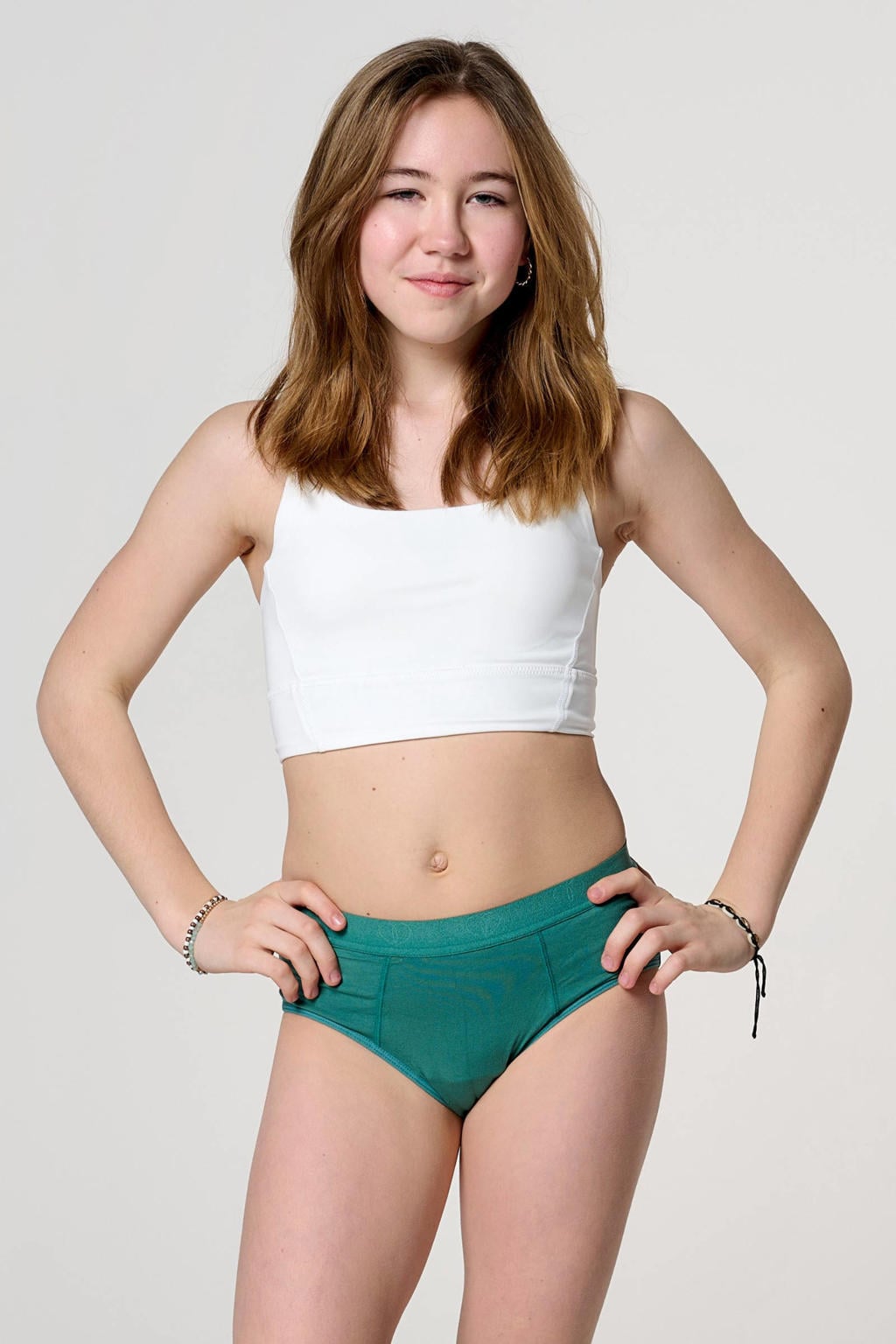 Moodies Undies hipster menstruatieslip heavy groen