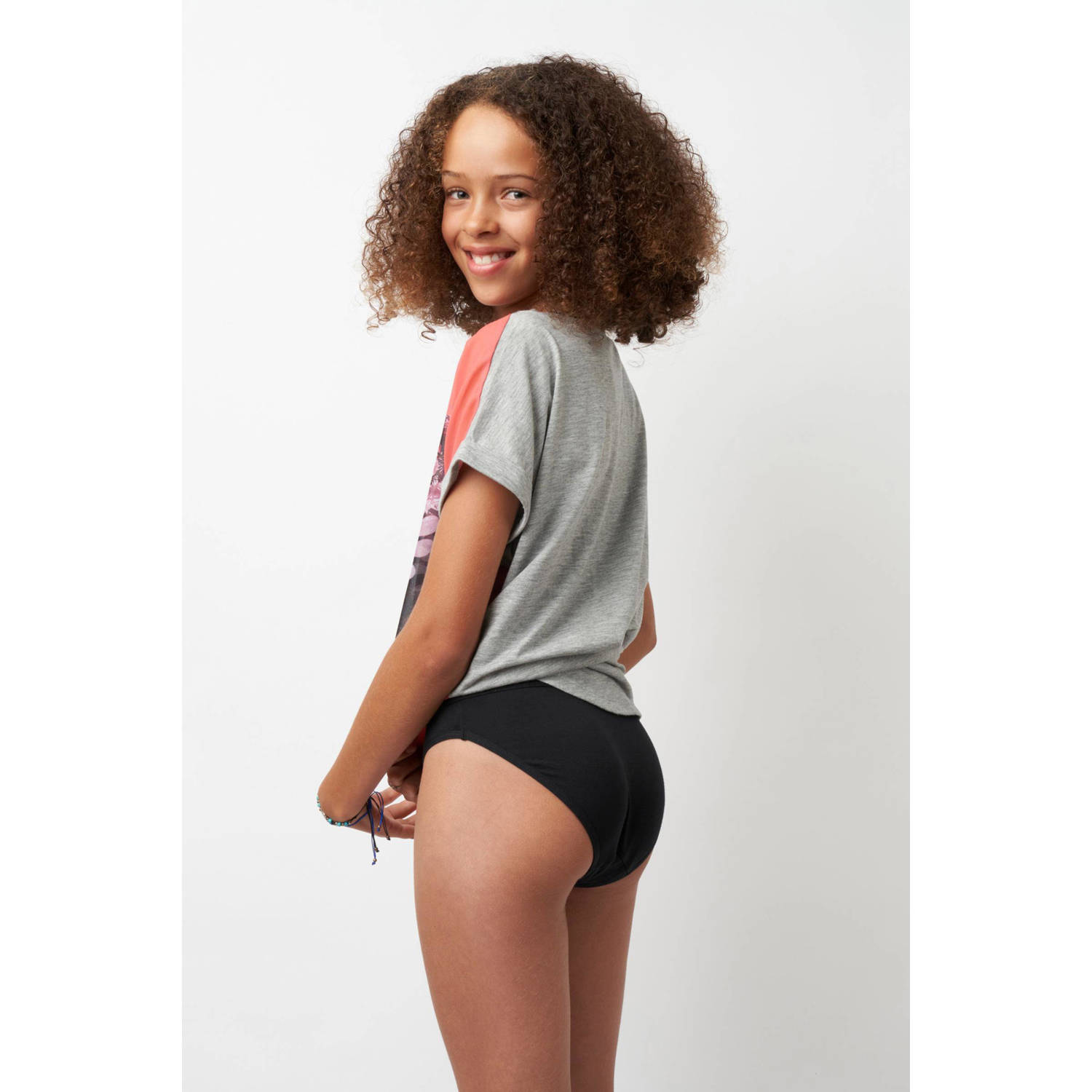 Moodies Undies menstruatieslip medium zwart