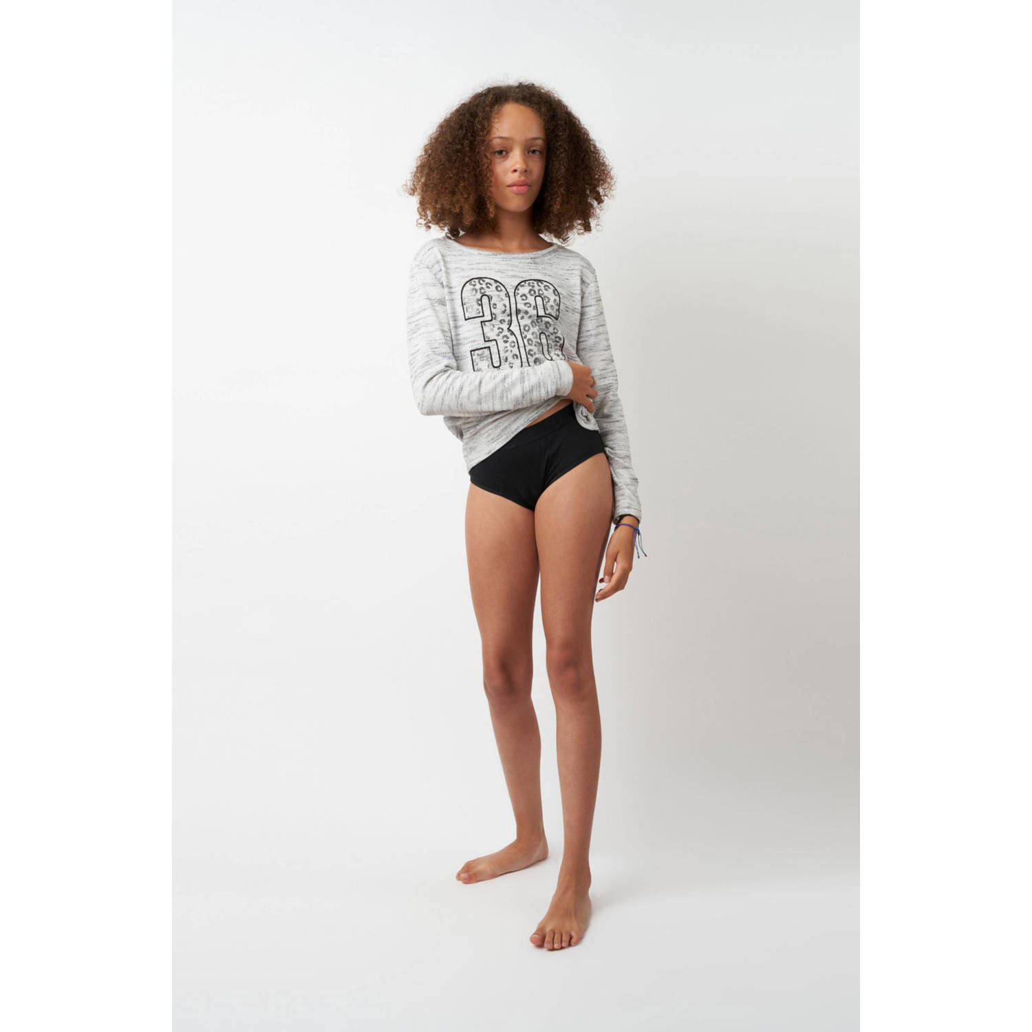 Moodies Undies hipster menstruatieslip heavy zwart