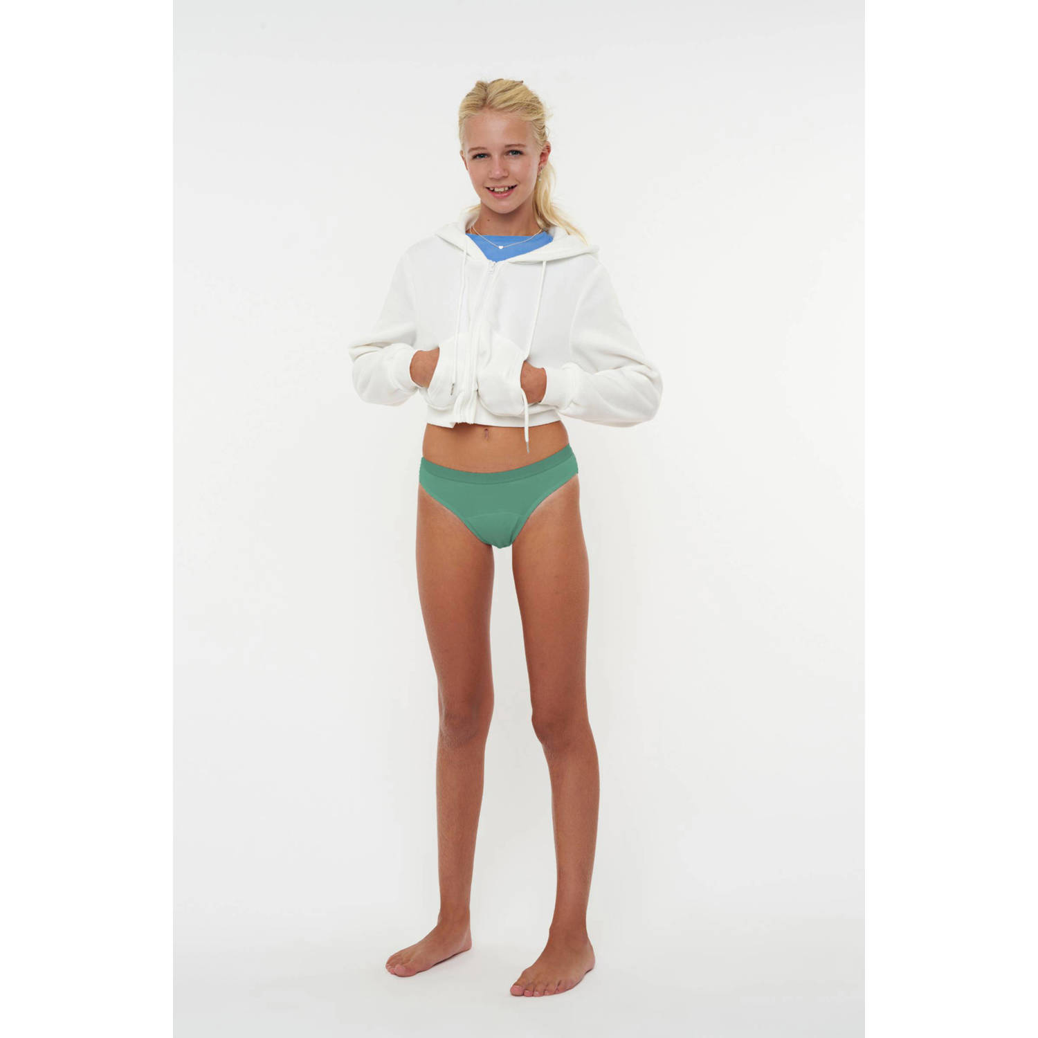 Moodies Undies menstruatieslip medium groen