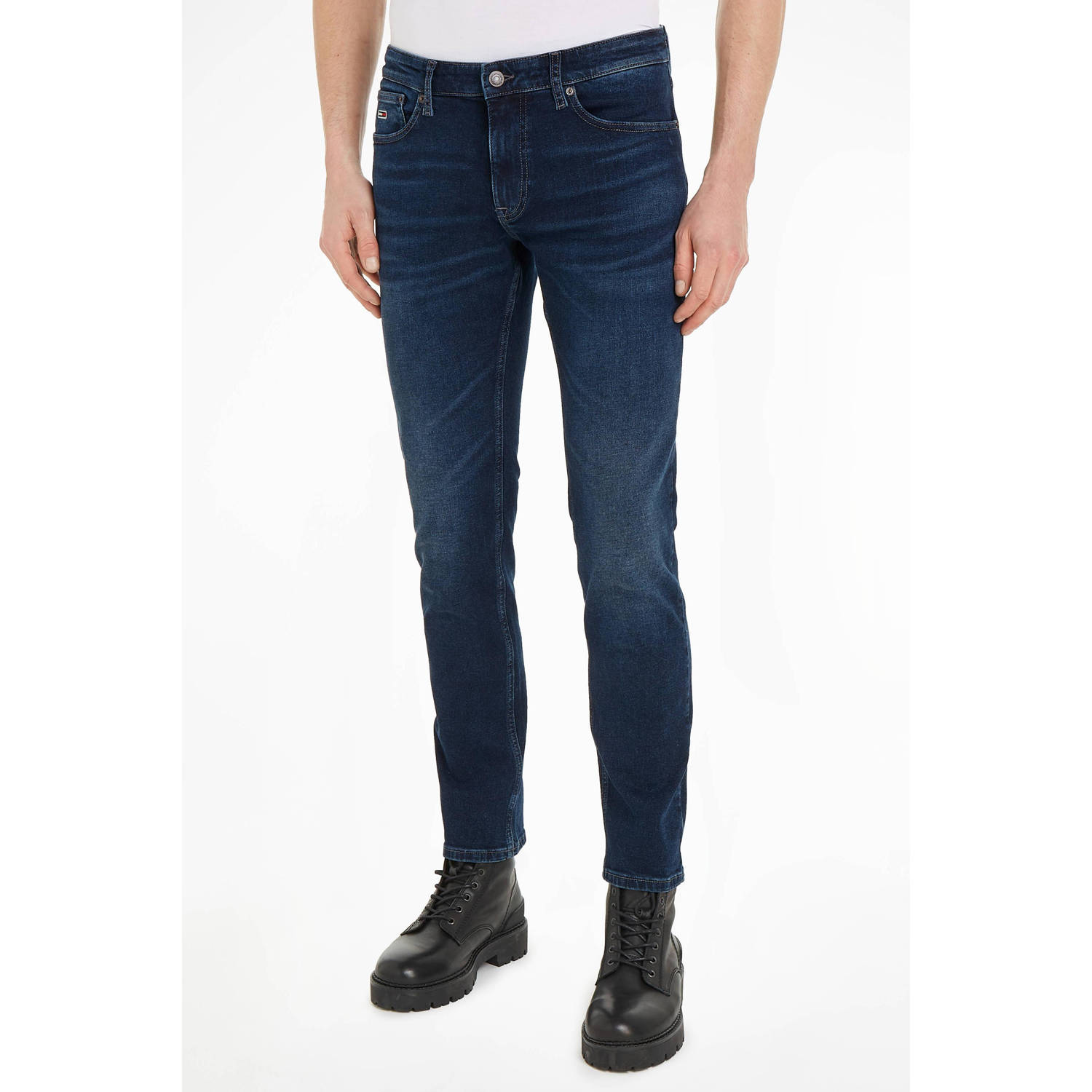 Tommy Jeans slim fit jeans SCANTON 1bk denim dark
