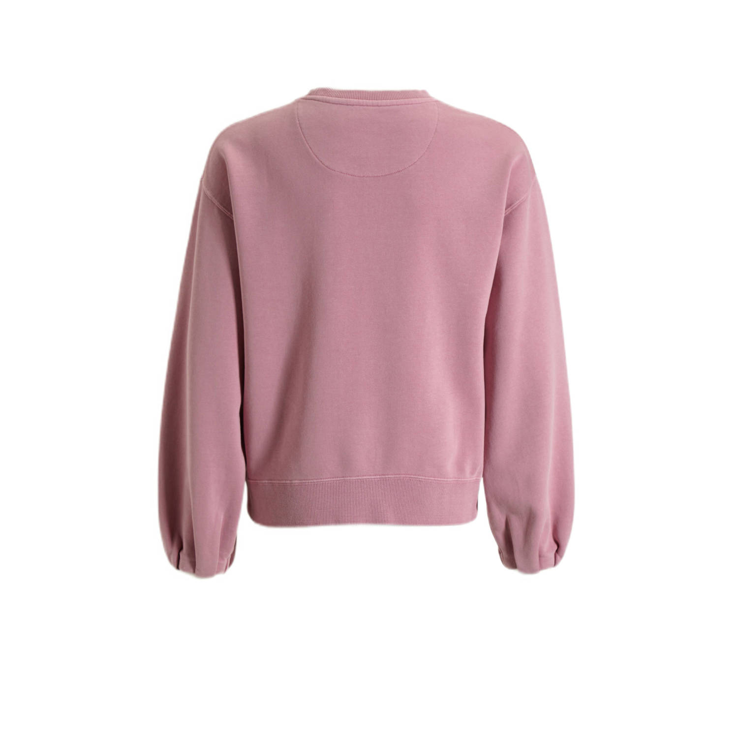 Me & My Monkey sweater Pien met printopdruk lichtroze
