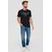 s.Oliver regular fit T-shirt met printopdruk zwart