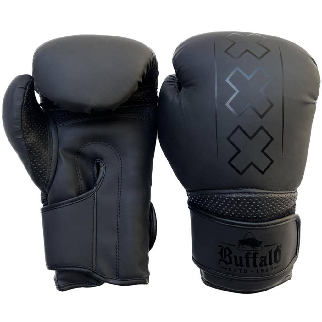 Buffalo bokshandschoenen Metal zwart (14oz)