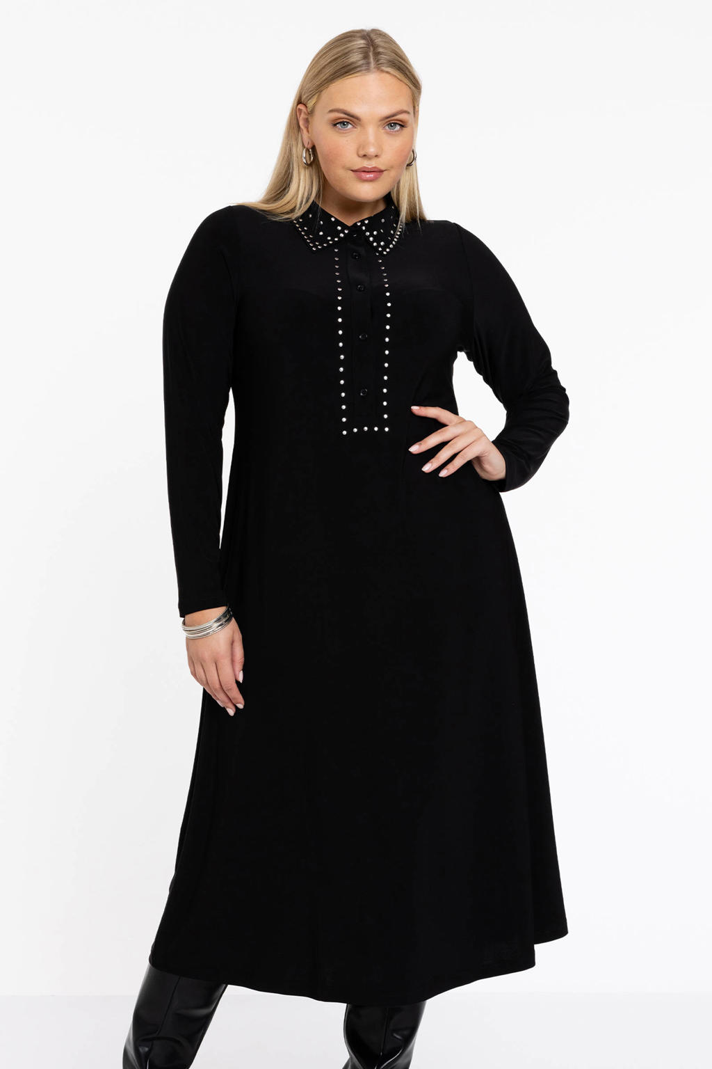 Jurk Met Broches Dolce Zwart Bl747592 210 main image 0