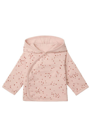 baby vest Naper met katoen lichtroze/roze