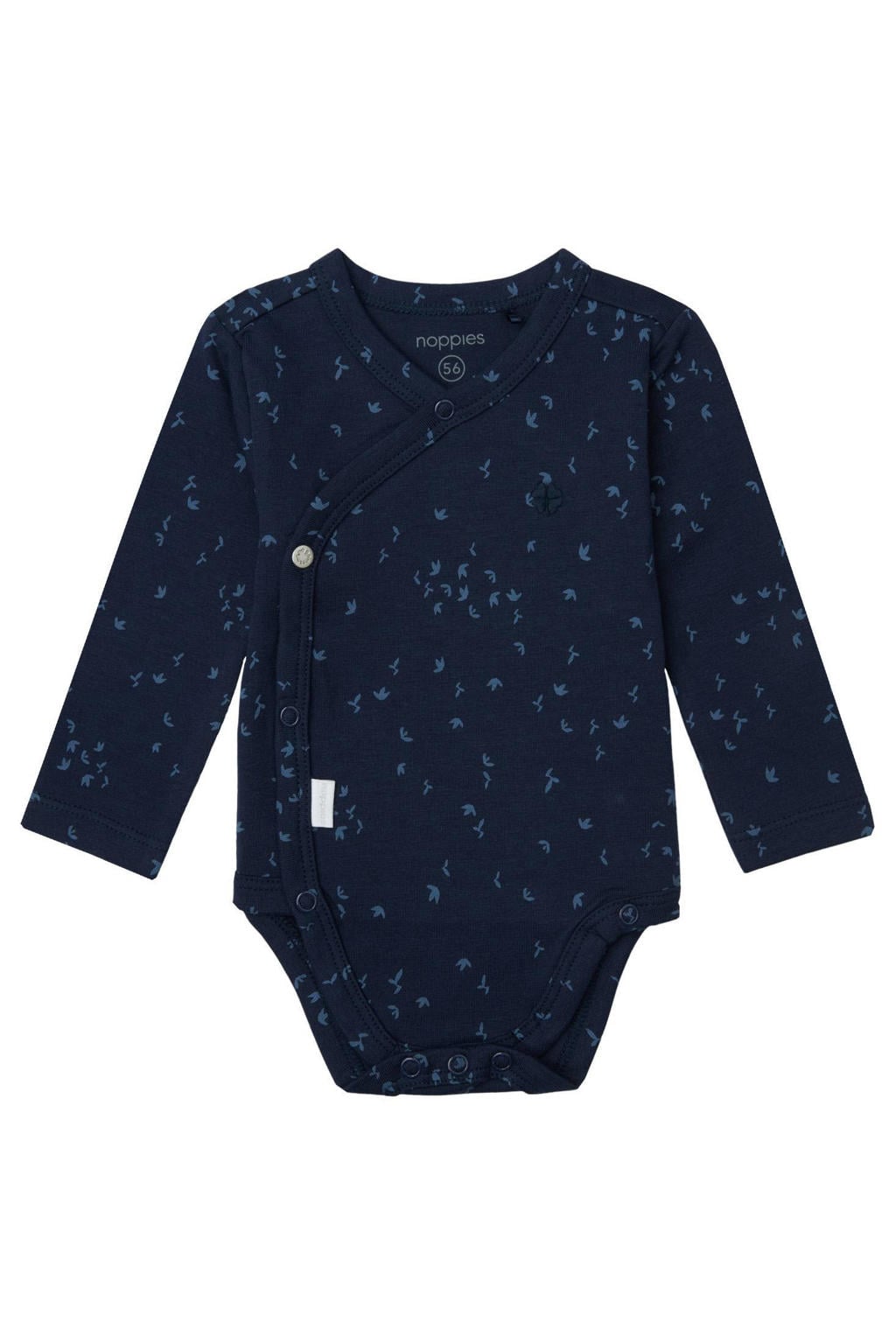 Noppies baby newborn romper Norsik van katoen