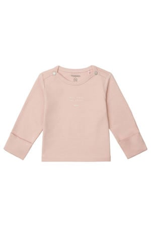 baby longsleeve Neisse met katoen lichtroze
