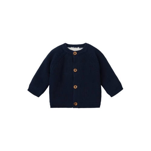 Noppies baby baby vest Nevers van katoen donkerblauw afbeelding