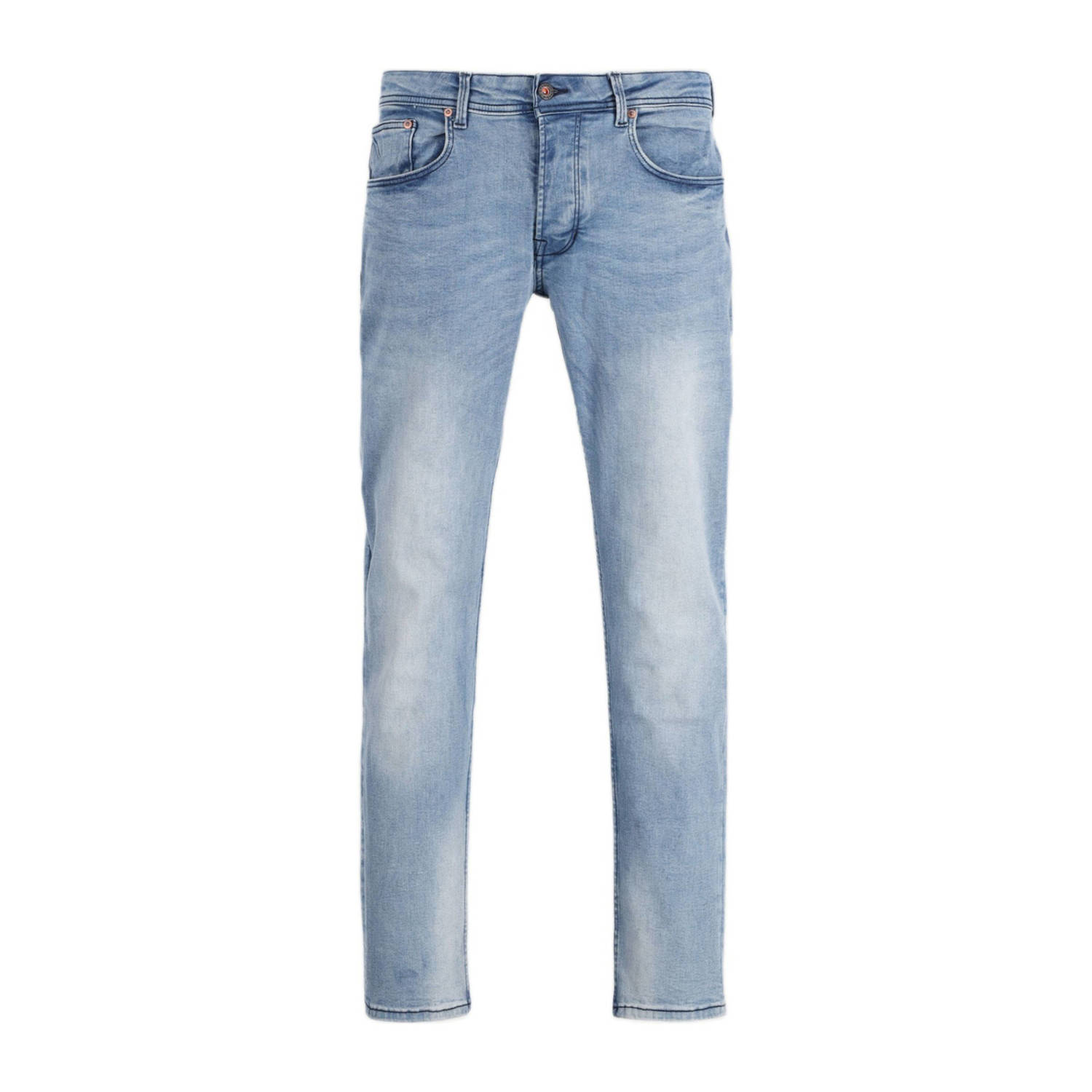 CHASIN' tapered fit jeans Crown Barkis mid blue