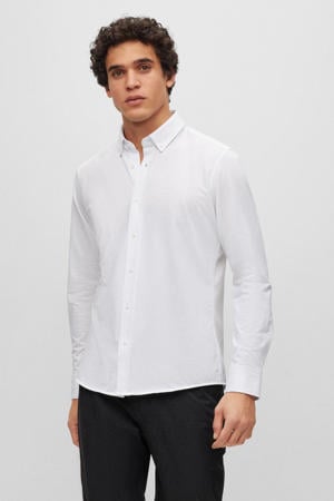 regular fit overhemd wit