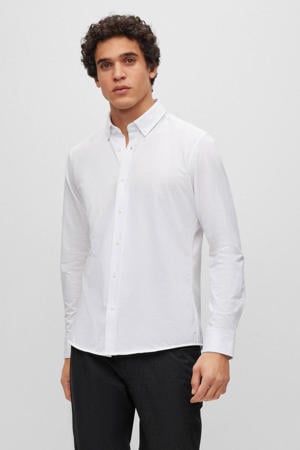 regular fit overhemd wit