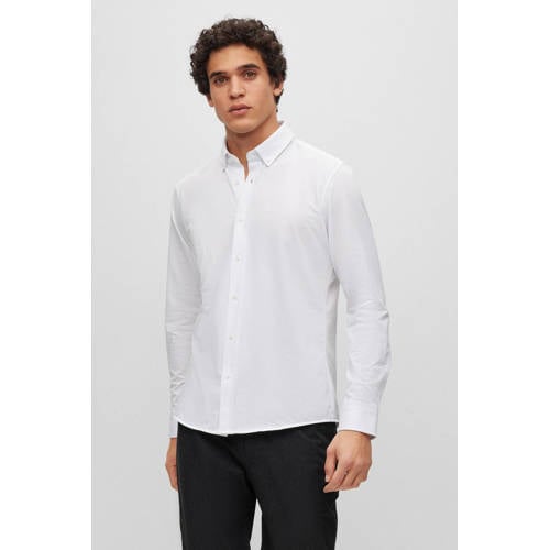 BOSS regular fit overhemd wit afbeelding