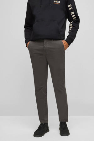 slim fit chino Taber-1 D charcoal