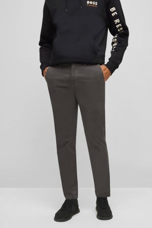 slim fit chino Taber-1 D charcoal