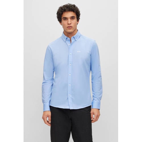 BOSS regular fit overhemd light/pastel blue afbeelding