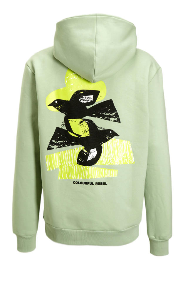 Colourful Rebel Hoodie Hoodie Back Print Dames Colorful Rebel